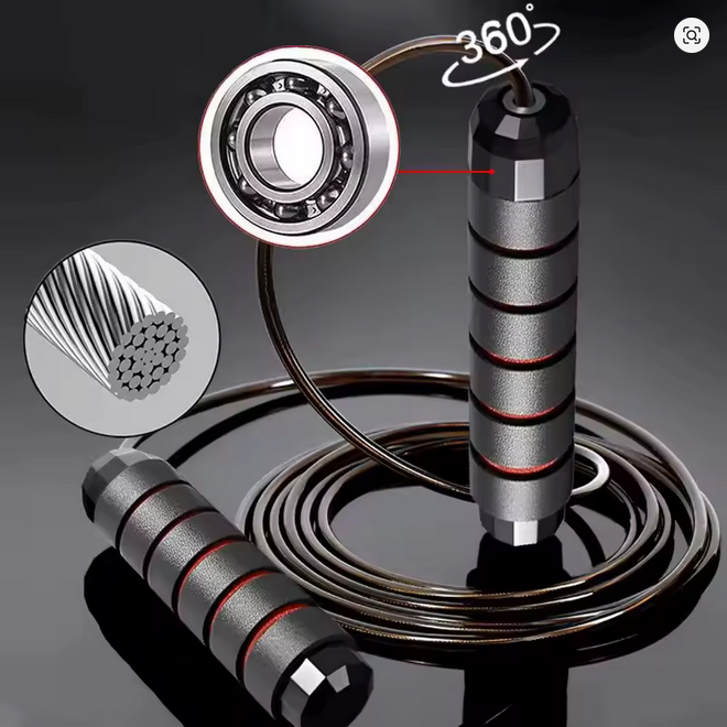 Corde à sauter fil d'acier